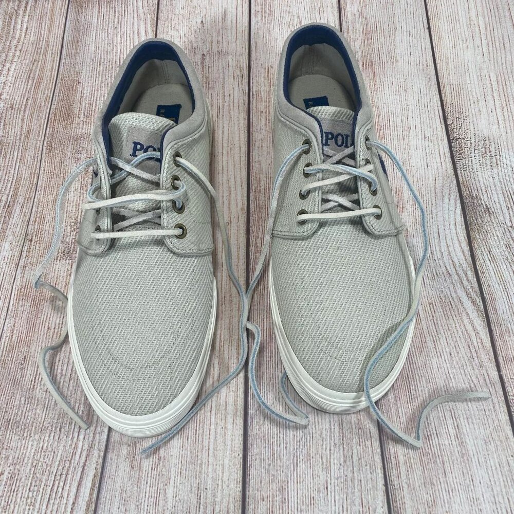 Polo Ralph Lauren  Low Top Sneakers Beige 9D